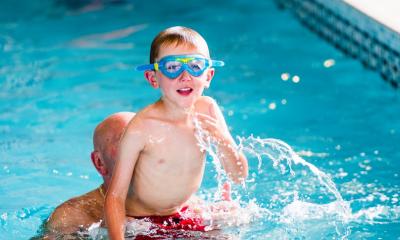 Indoor heated swimming pool